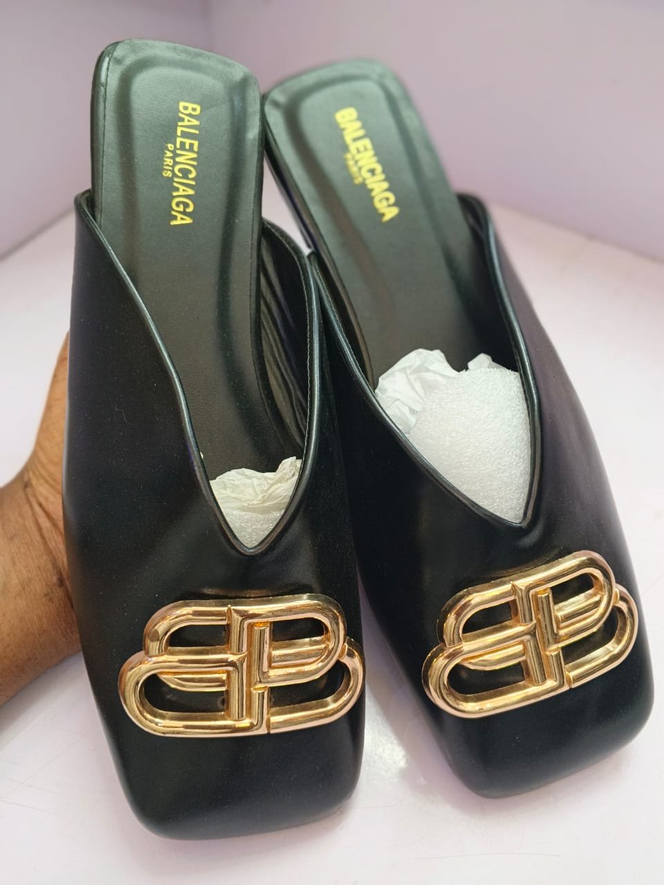 Heeled Slippers