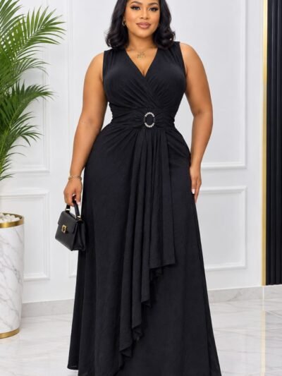 Black Polo Maxi Dress